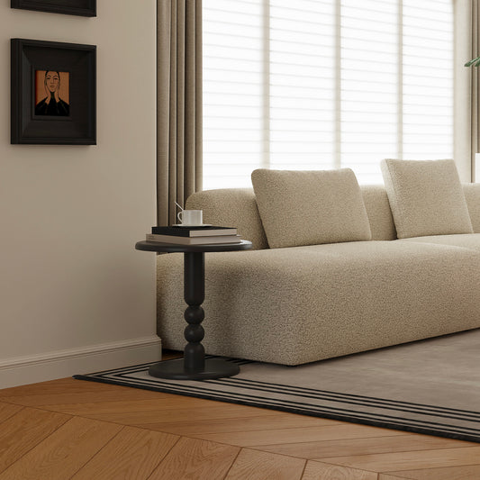 珍珠立柱几 Pearl Pillar Side Table