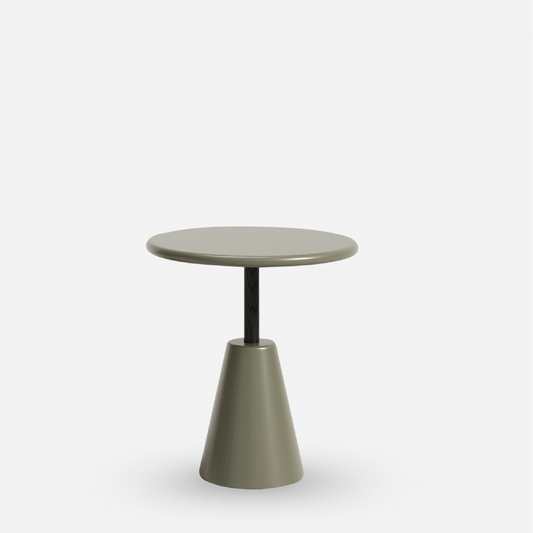 錐柱圓几 Tapered Pedestal Side Table