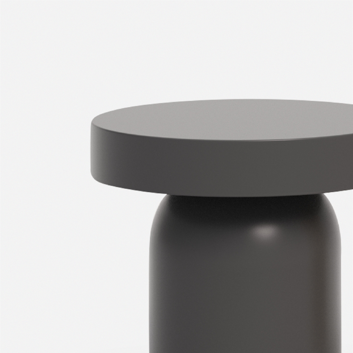 柱型圓几 Column Side Table