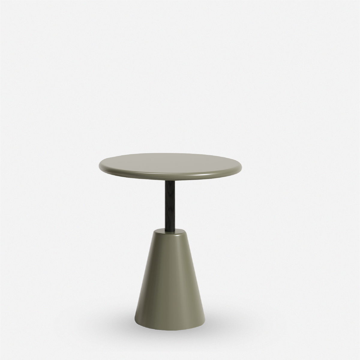 錐柱圓几 Tapered Pedestal Side Table