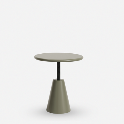 錐柱圓几 Tapered Pedestal Side Table