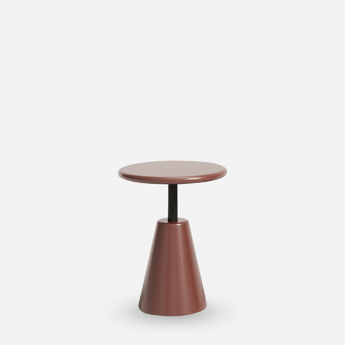 錐柱圓几 Tapered Pedestal Side Table