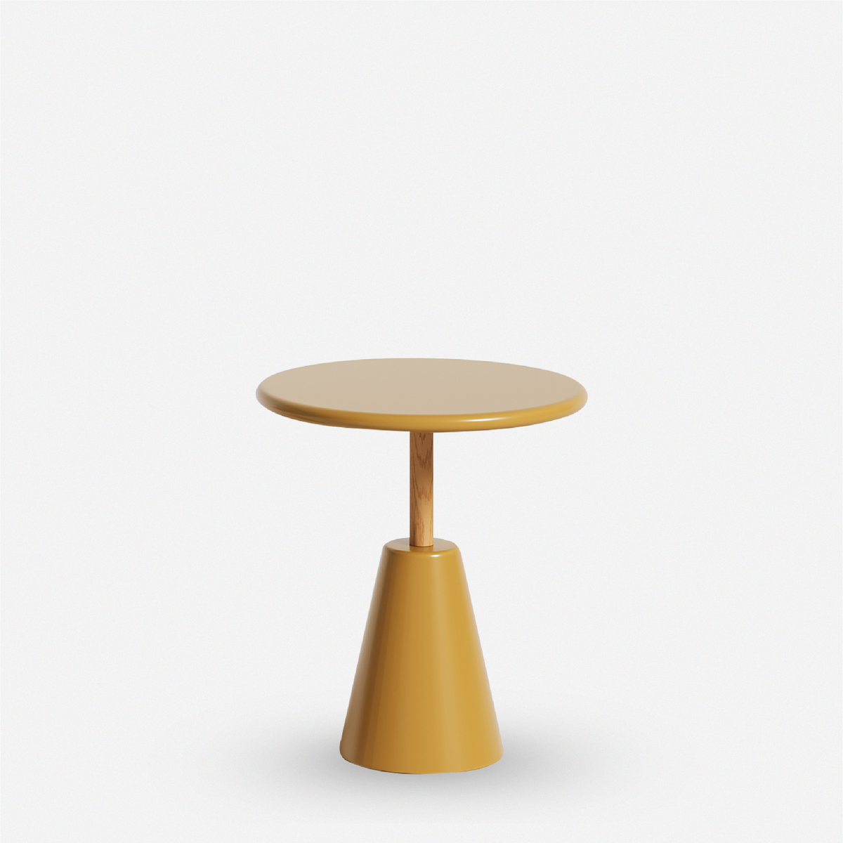 錐柱圓几 Tapered Pedestal Side Table