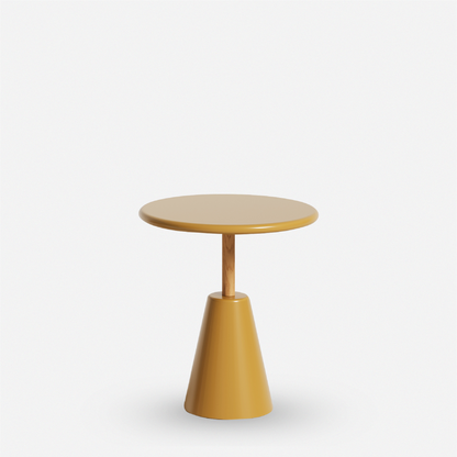 錐柱圓几 Tapered Pedestal Side Table