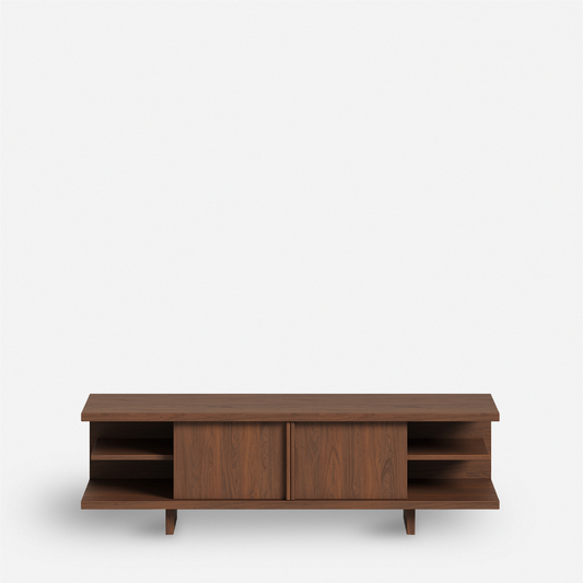 胡桃木層架長櫃 Walnut Shelving Sideboard